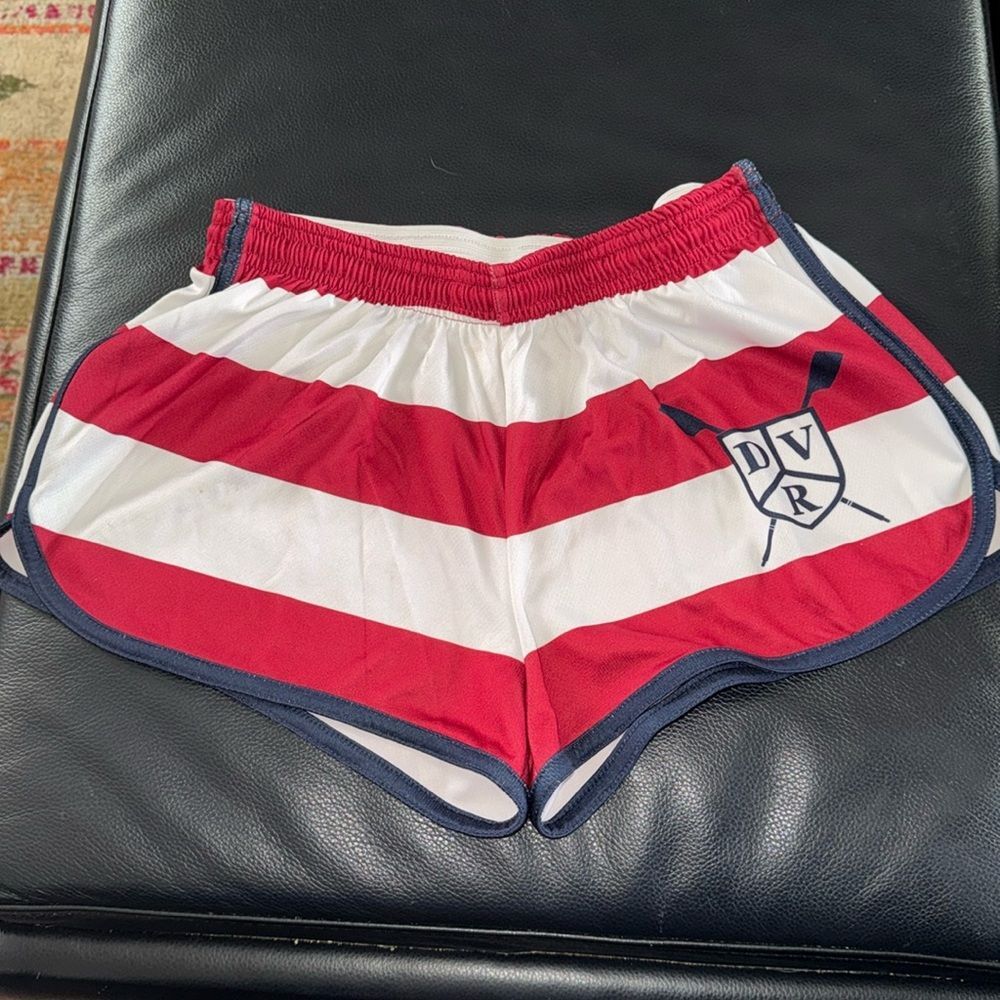 Dad Vail Regatta Red/White Stripe League Shorts College Rowing